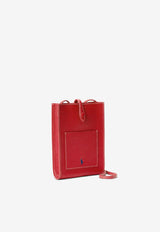 Ralph Lauren Polo Play Leather Crossbody Bag Red 427960562006_600