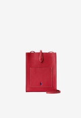Ralph Lauren Polo Play Leather Crossbody Bag Red 427960562006_600