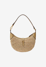 Ralph Lauren Mini Polo ID Raffia Shoulder Bag Beige 428P05475001_250