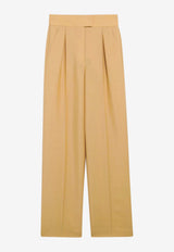 Valentino Mohair Tailored Pants Orange 9B3RB766A6D/T_VALE-O16