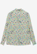 Valentino Silk Lavallière Blouse Multicolor 9B3AB8M6AE8/T_VALE-CVT