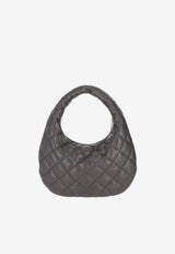 Saint Laurent Baby Icarino Quilted Nappa Hobo Bag Gray 851689AAANG_1997