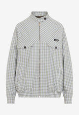 Check Zip-Up Jacket
