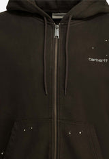 Carhartt Wip Painter Zip-Up Hooded Sweatshirt Brown I03691347.EJ_69852c3a-421f-429a-93cf-9721a4dc7f17