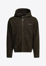 Carhartt Wip Painter Zip-Up Hooded Sweatshirt Brown I03691347.EJ_69852c3a-421f-429a-93cf-9721a4dc7f17