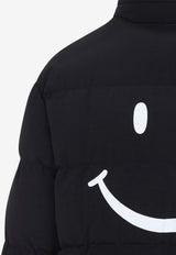 Oversized Smiley Padded Jacket