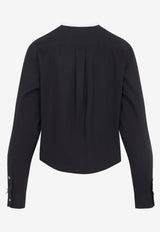 Long-Sleeved Shirt with Bow