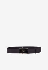 Prada Logo Buckle Belt Black PRDBLCKBLT_BLACK