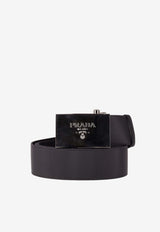 Prada Logo Buckle Belt Black PRDBLCKBLT_BLACK