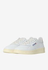 Autry Medalist Low-Top Leather Sneakers White AULM-LL-27