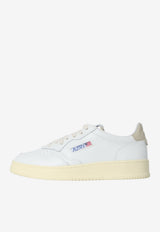 Autry Medalist Low-Top Leather Sneakers White AULM-LL-27