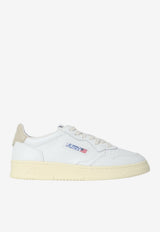 Autry Medalist Low-Top Leather Sneakers White AULM-LL-27