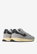Autry Reelwind Nylon and Suede Sneakers Gray WWLM-UT-53