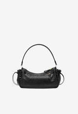 Prada Small Leather Shoulder Bag Black 1BC296OOO2ZQX/T_PRADA-F0002