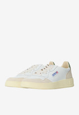 Autry Medalist Leather and Suede Sneakers White AULM-LS-17