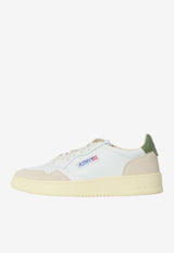 Autry Medalist Leather and Suede Sneakers White AULM-LS-17