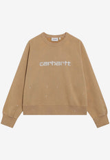 Carhartt Wip Painter Crewneck Sweatshirt Brown I036843CO/T_CARH-07EEJ