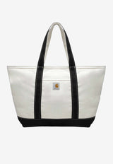 Carhartt Wip Logo Beach Tote Bag White I036926CO/T_CARH-1K6XX
