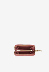 Saint Laurent Cassandre Bijou Leather Coin Wallet Pink 862443AAANG_5478