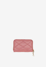 Saint Laurent Cassandre Bijou Leather Coin Wallet Pink 862443AAANG_5478