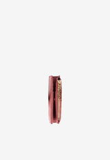 Saint Laurent Cassandre Bijou Leather Bi-Fold Wallet Pink 862438AAGB0_5478