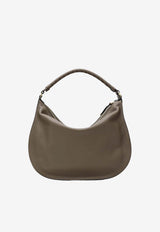 Chloé Marcie Leather Top Handle Bag Taupe CH26SS881R35/T_CHLOE-28H