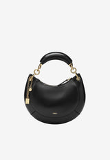 Chloé Marcie Leather Hobo Bag Black CH26AS921S60/T_CHLOE-001