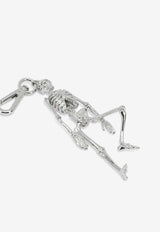 McQueen Dancing Skeleton Keychain Silver A000J2J16AS0926_cbcbbd75-cad3-4977-9814-0d5df7ffcf85