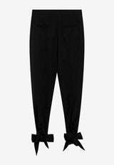 Chloé Pleated Fluid Crêpe De Chine Pants Black CH26APA12067/T_CHLOE-001