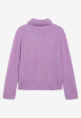 Chloé Alpaca-Blend Polo Sweater Purple CH26AMP16720/T_CHLOE-508