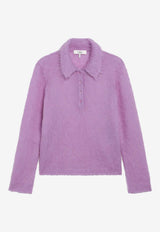 Chloé Alpaca-Blend Polo Sweater Purple CH26AMP16720/T_CHLOE-508