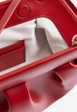 Themoirè Bios Baguette Vegan Leather Clutch Bag Red 261WTMBB0OOVF_1557A