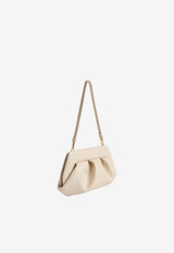 Themoirè Bios Baguette Vegan Leather Clutch Bag Cream NS1WTMBB0OOVF_0110A