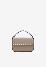 Valentino Rockstud Grained Leather Shoulder Bag Powder 9W2P0W07VSH/T_VALE-P45