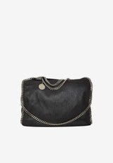 Stella McCartney Large Falabella Fold-Over Shoulder Bag Black 234387-W9132-1000