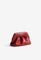Themoirè Medium Bios Vegan Leather Clutch Bag Red 261WTMBM0OOVF_1557A