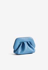 Themoirè Small Bios Vegan Leather Clutch Bag Blue 261WTMBS0OOVF_4123A