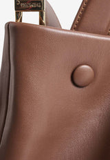 Themoirè Athena Vegan Leather Shoulder Bag Brown 261WTMA00OOVF_1230A