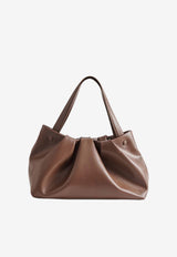 Themoirè Athena Vegan Leather Shoulder Bag Brown 261WTMA00OOVF_1230A
