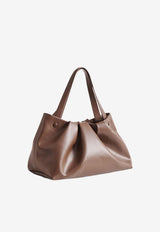 Themoirè Athena Vegan Leather Shoulder Bag Brown 261WTMA00OOVF_1230A