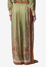 Zimmermann Indra Floral Print Silk Pants Multicolor 6251PSS262SI/T_ZIMM-KS