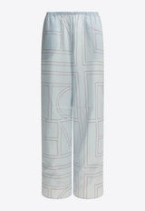 Toteme Monogram Casual Pants Light Blue 243-WRB1092-FB0239-206SKY_2b9dc62f-11dc-41ad-9775-c68cc7850550