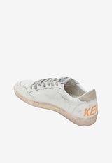 Golden Goose DB Ball Star Distressed Low-Top Sneakers White GMF00117F007571/T_GOLDE-11660