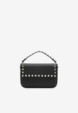 Valentino Rockstud Leather Pouch Bag Black 9W2P0W07VSH/T_VALE-0NO
