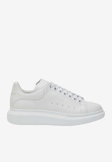 McQueen Oversized Leather Sneakers White 553680WIAIG/T_ALEXQ-9007