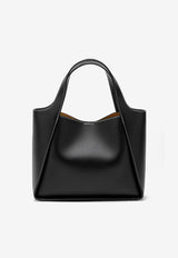 Stella McCartney Medium Perforated Logo Eco Leather Tote Bag Black 513860WP0057/T_STELL-1000