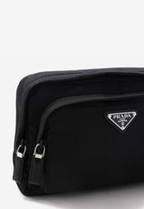 Triangle Logo Re-Nylon Pouch