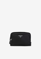 Triangle Logo Re-Nylon Pouch
