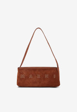 Museo Suede Leather Shoulder Bag