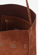Small Museo Suede Tote Bag